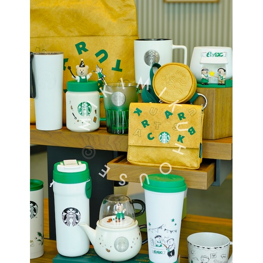 2022 STARBUCKS MAGICIAN BEARISTA 2022 SERIES BEAR TUMBLER MUG GLASS CHINA SUMMER CINA OFFICIAL