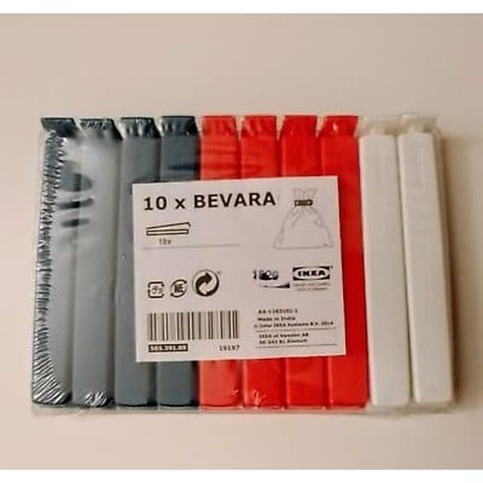BEVARA Klip Penutup Plastik isi 10 PCS Penjepit / Sealer Plastik