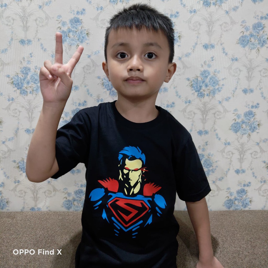 KAOS ANAK DISTRO ANAK LAKI LAKI BAHAN COTTON COMBED 30'S SABLONAN TIDAK PECAH