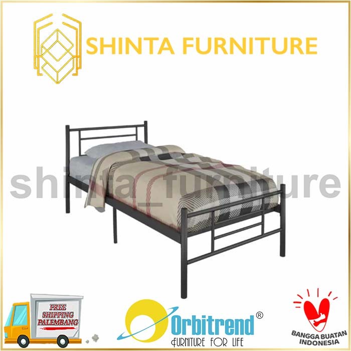 Ranjang Besi Single/ Dipan Anak/ Tempat Tidur Minimalis Orbitrend