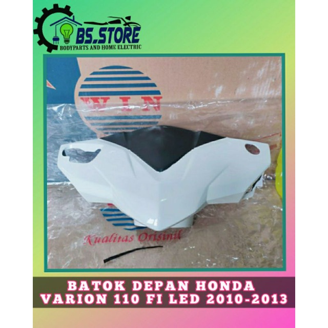 BATOK DEPAN HONDA VARIO 110 FI LED 2010 2011 2012 2013 PUTIH | FRONT HANDLE COVER VARIO 110 FI LED 2010-2013 | TOTOK DEPAN VARIO 110 FI LED | MERK WIN