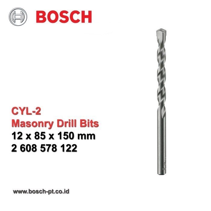 BOSCH Mata Bor Tembok Masonry 12mm Dril Bits