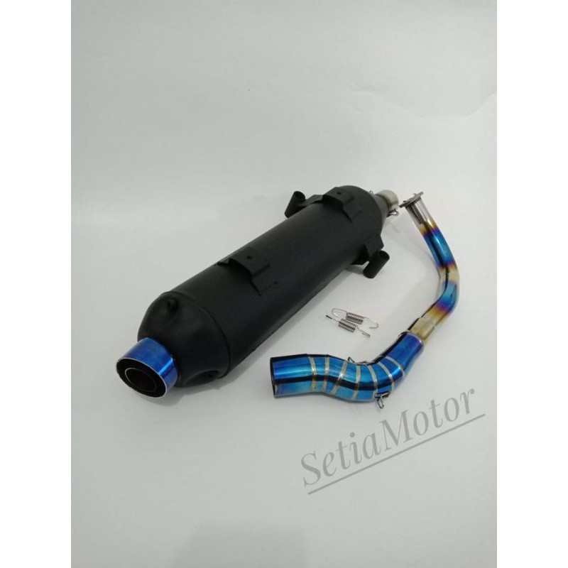 kenalpot tsukigi matic POR VARIO 125 OLD BLUE