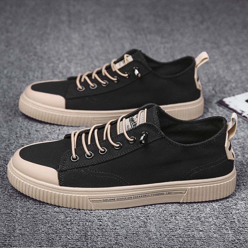 Sepatu Sneakers Pria Kasual Original Sepatu Cowok Sneaker Korean Style Sepatu Pria Tali Elastis