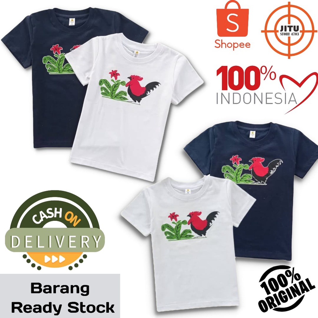 KAOS AYAM JAGO DTF ANAK CEWEK-COWOK