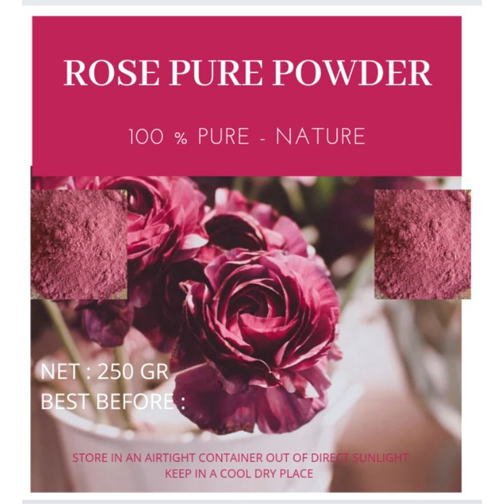 

ROSE POWDER PURE 250 GR