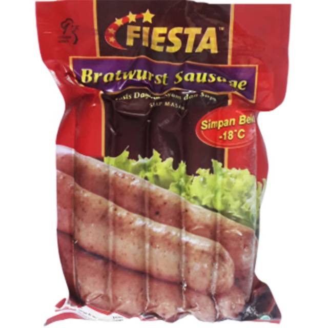 

FIESTA BRATWURST SAUSAGE 300GR | Gosend Bandung