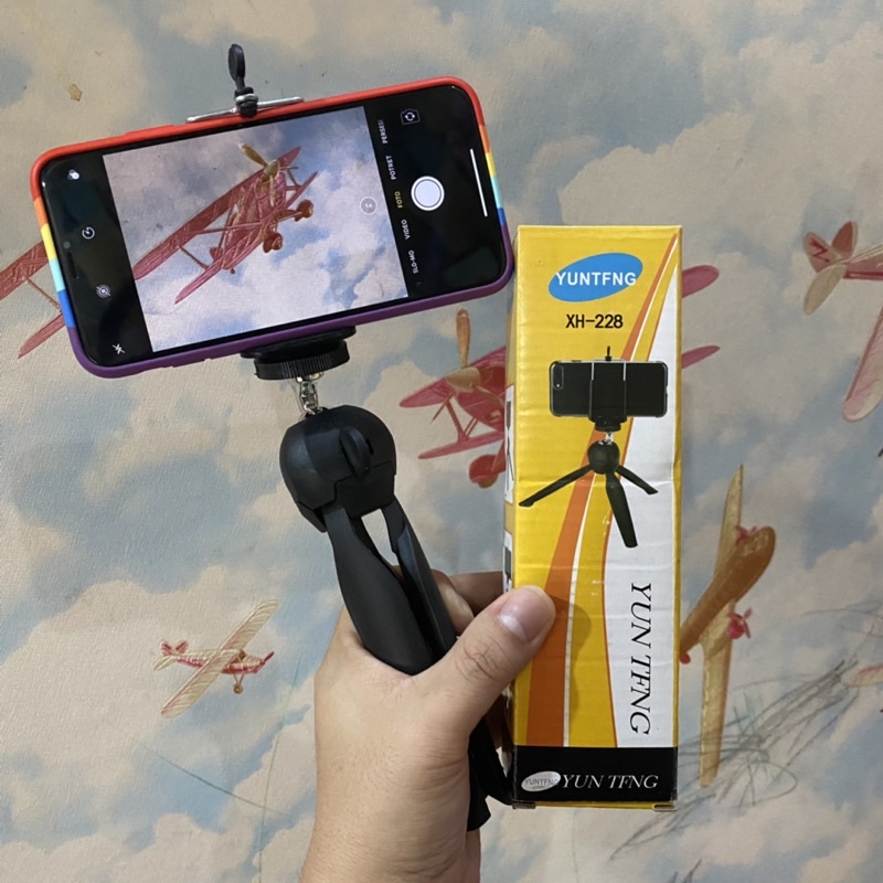 GROSIR TRIPOD YUNTENG MINI YT228 PHONE STAND MINI SELFIE XH228