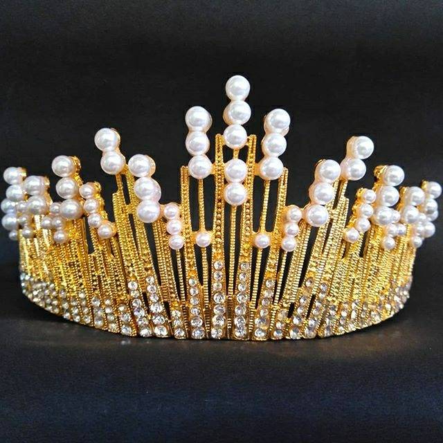 Mahkota Mutiara Headpiece Aksesoris Hijab gambar 17