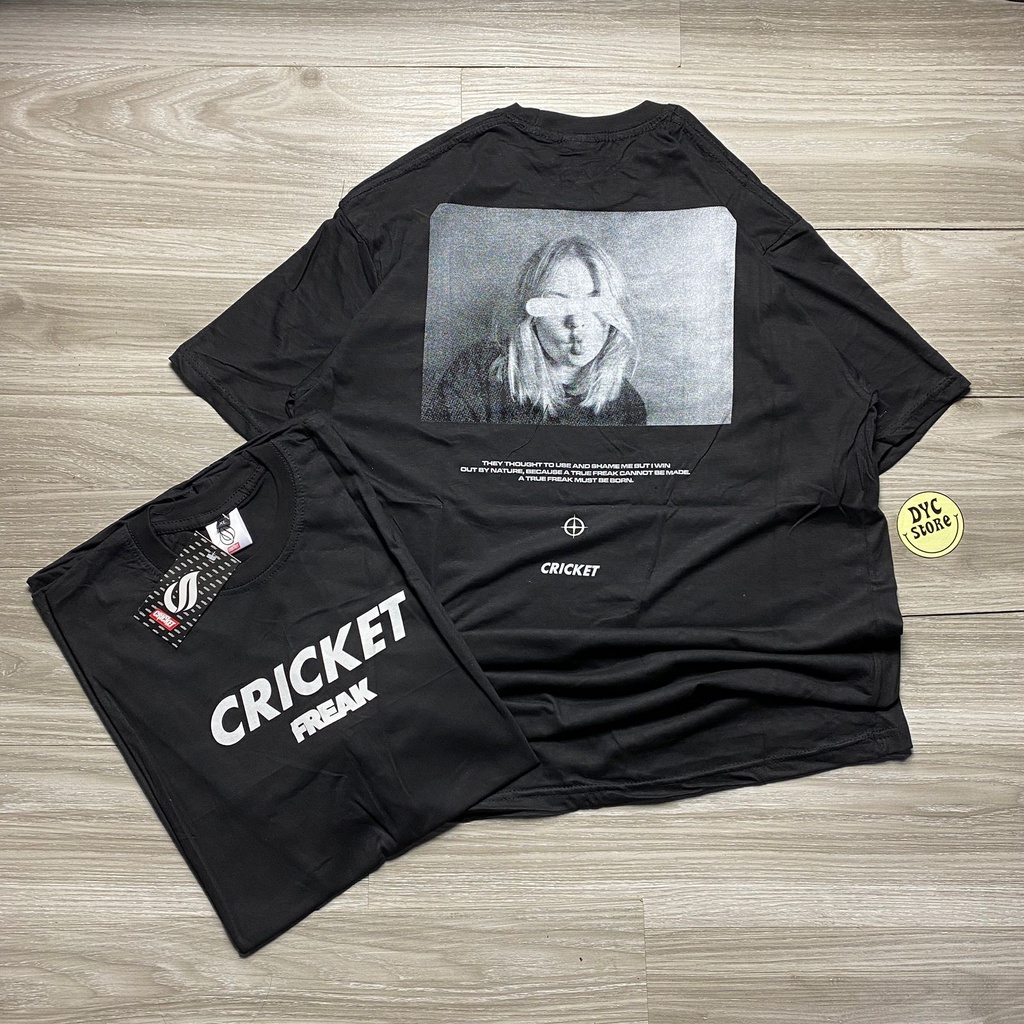 DYC STORE ORIGINAL KAOS DISTRO BRAND CRICKET - FREAK LENGAN PENDEK TSHIRT BAJU KAOS PRIA FREE STICKER KAOS PRIA OVERSIZE KAOS BAND ADCD BAJU AESTHETIC KAOS CRICKET