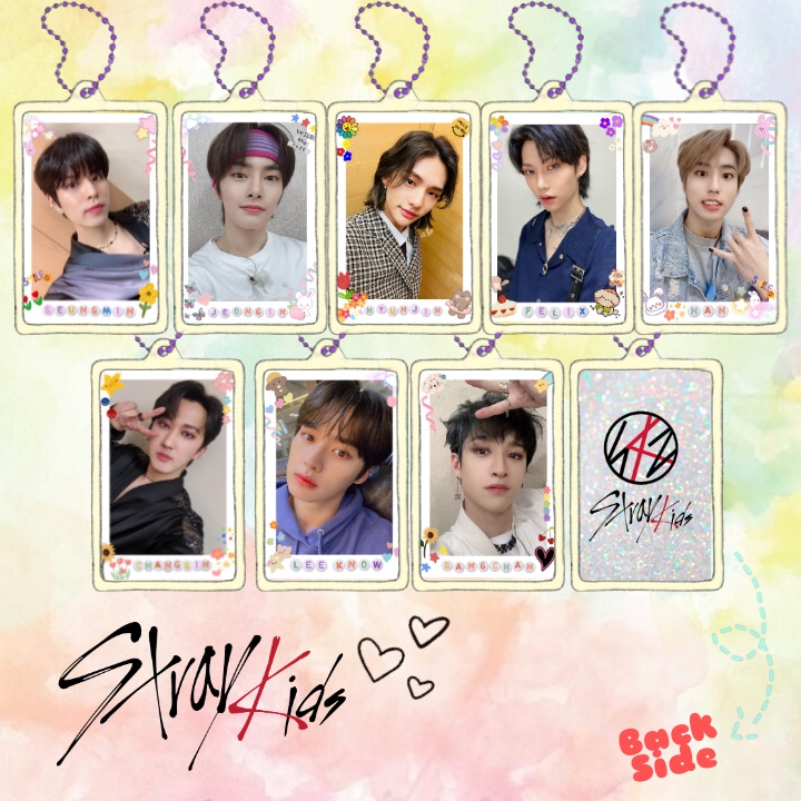 Stray Kids Acrylic Clear Keychain Gantungan Kunci Akrilik (Baca Deskripsi)