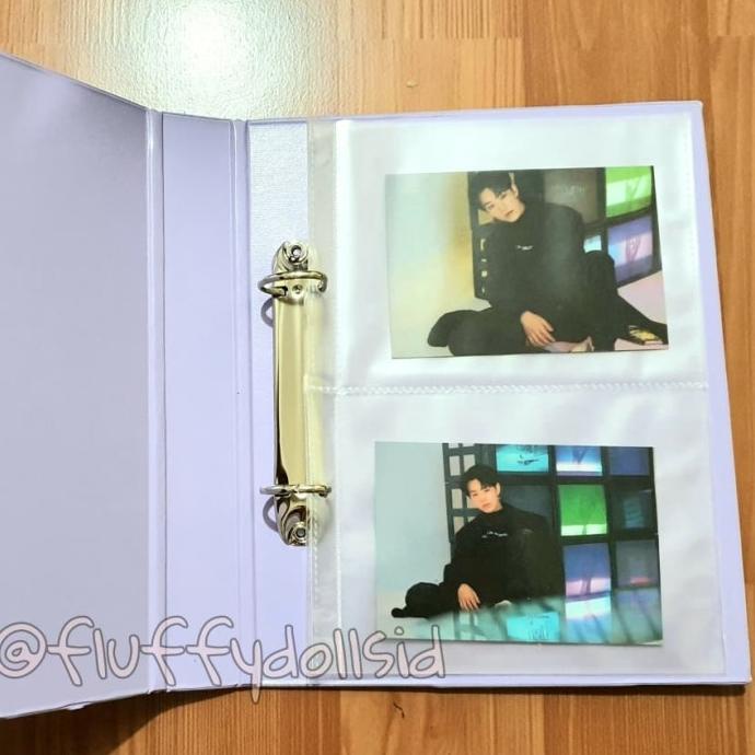 

Postcard Sleeve (2p) Ukuran A5 2 Ring Untuk Photocard/Polaroid KPOP