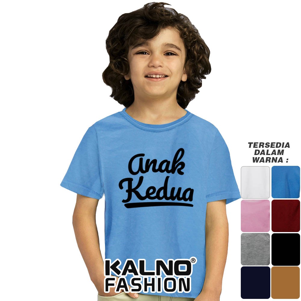 Baju Anak Print anak kedua 307 - Anak Anak Umur 1 -  7 Tahun Ukuran S M L XL Bahan Katun polyester