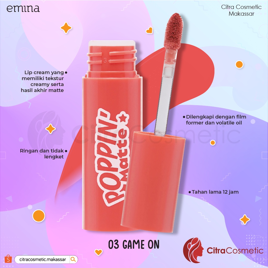 Emina Poppin Matte Series