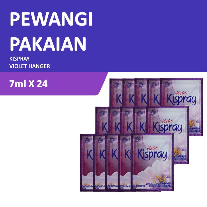 Kispray Hanger Violet 6 ml X 24 Sachet (1 pack)