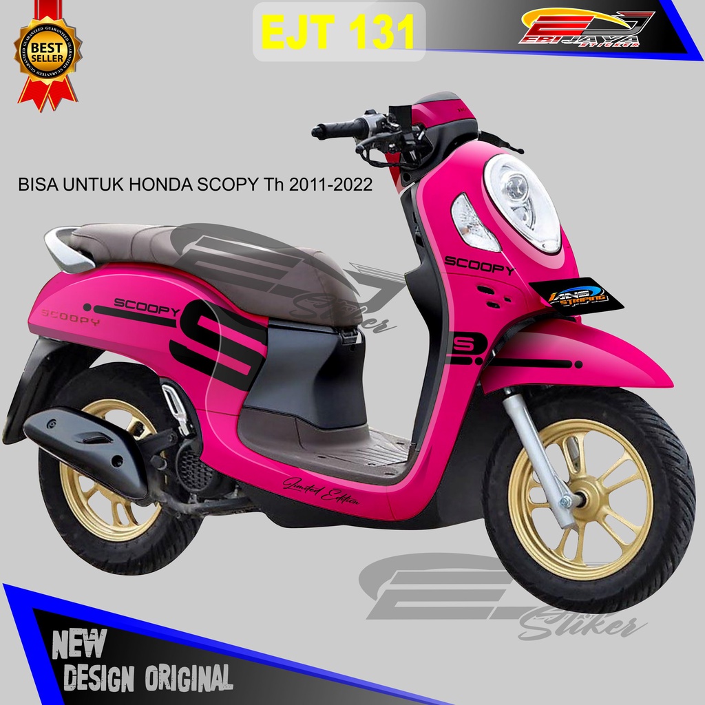 DECAL SCOOPY 2013-2022 FULL BLOK BODY 26 PILHAN WARNA / STIKER DECAL SCOOPY TERBARU / DECAL SCOOPY T