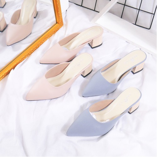 Sandal Heels Wanita  Sandal Hak Tahu 5cm  Perempuan Cewek Pump Shoes Premium 5cm Original 2021