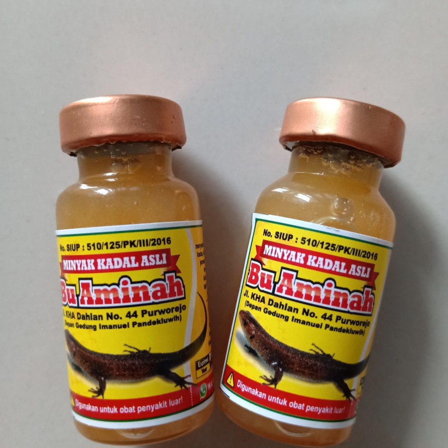 minyak kadal asli ibu aminah khasiat kadas koreng borok jerawat flek flek hitam menghaluskan kulit m