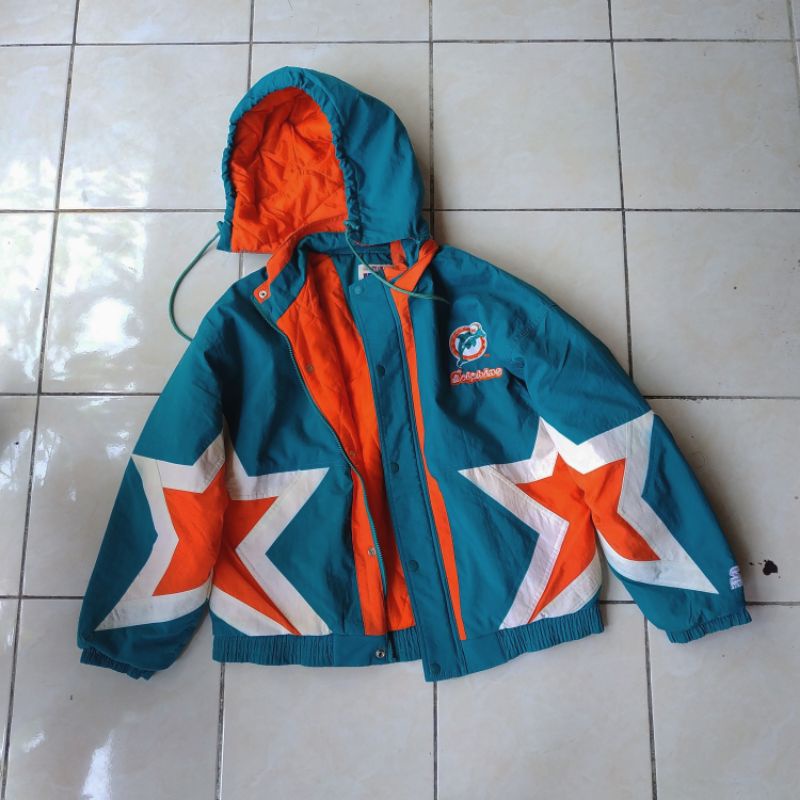 VTG JAKET STARTER DOLPHINS