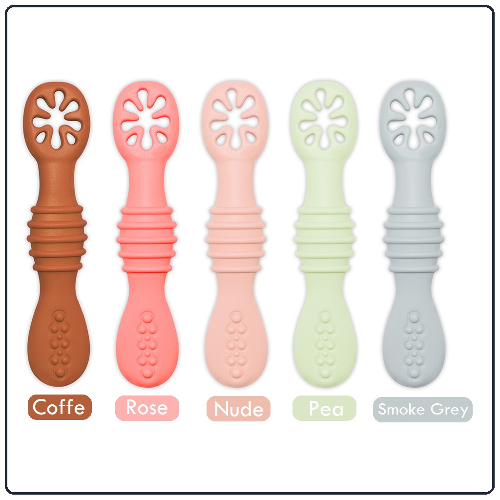 Lababy Silicone Spoon | Makan Bayi Silicon