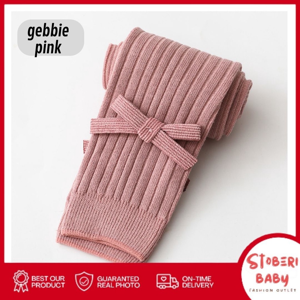 stoberi baby - LEGGING GABBIE Legging buka kaki bayi / anak import motif warna polos