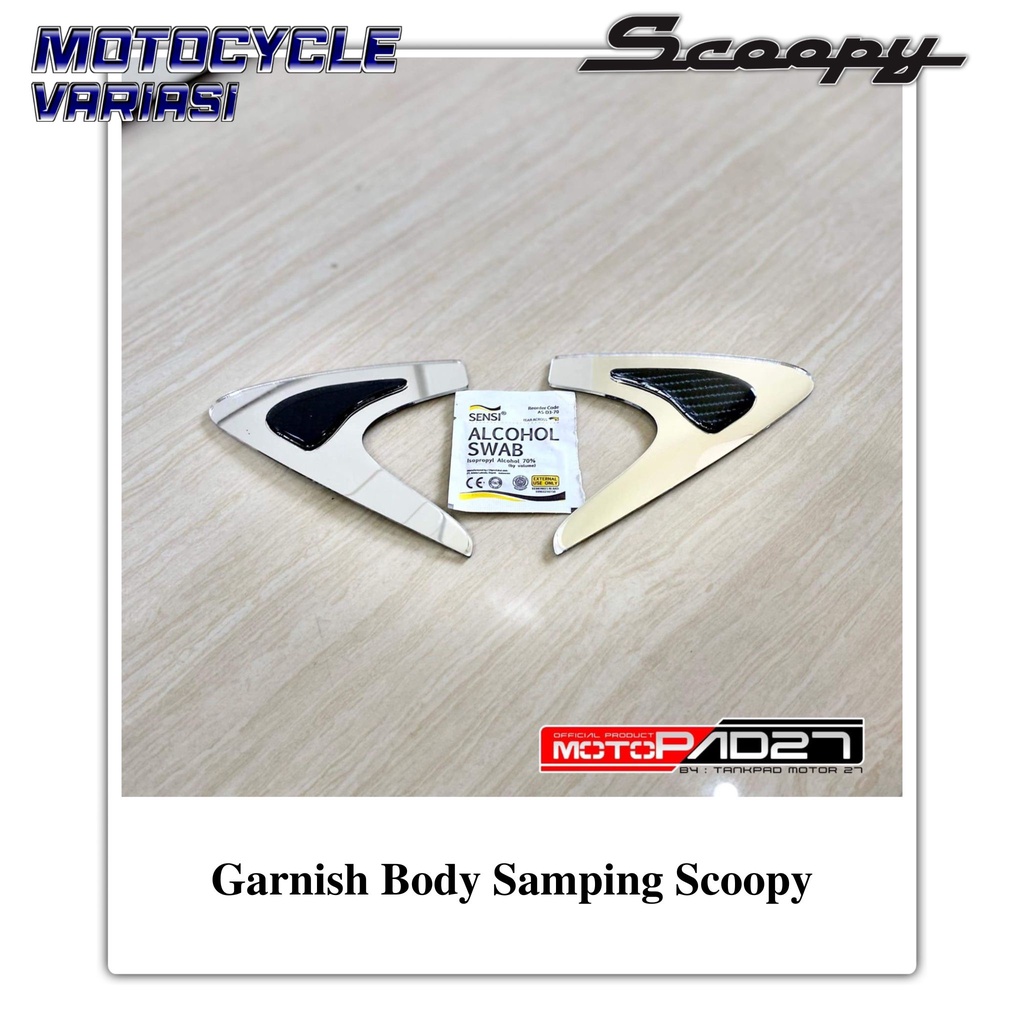 Garnish Body Scoopy Garnis Cover Body Belakang Scoopy