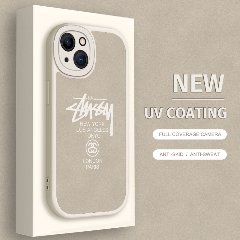 Soft Case Desain Brand Untuk iPhone 6 7 8 Plus X XR Xs 11 Pro Max 13 12