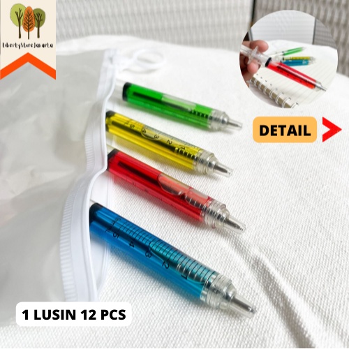 

Pulpen Cetek Suntikan Cair Warna Warni Selusin 1 Lusin isi 12 Pcs Pen Import Funny Fancy Stuff Best Gift Present For Birthday Event Souvenir Alat Tulis Kantor Sekolah Grosir Kado Ulang Tahun READY COD