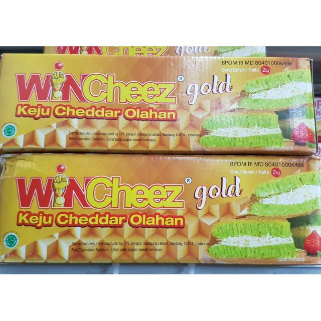 

WIN CHEEZ GOLD Keju Cheddar Olahan 2KG