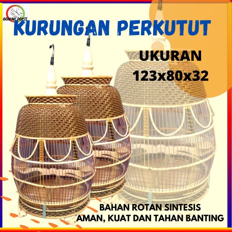 sangkar perkutut model jambu fuull rotan d