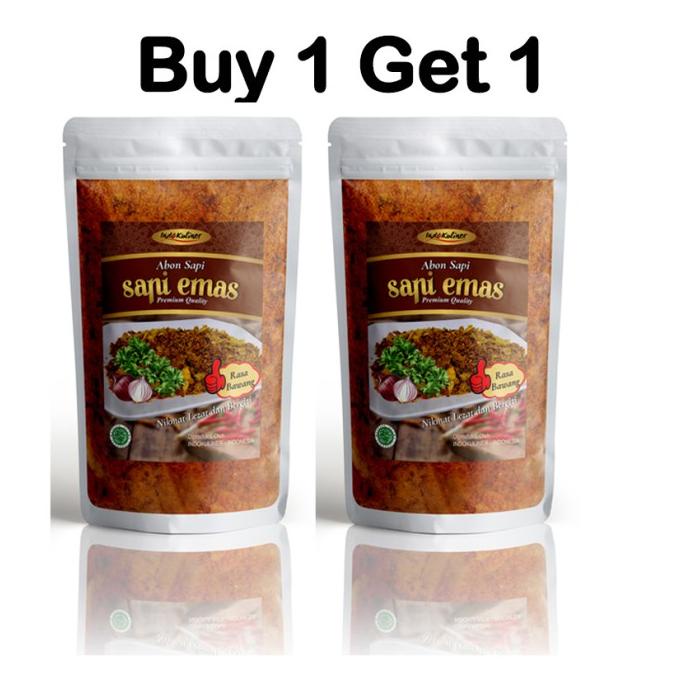 

Diskon BUY 1 GET 1 Abon Sapi Mas Rasa Bawang - 100 Gram IndoKuliner Diskon