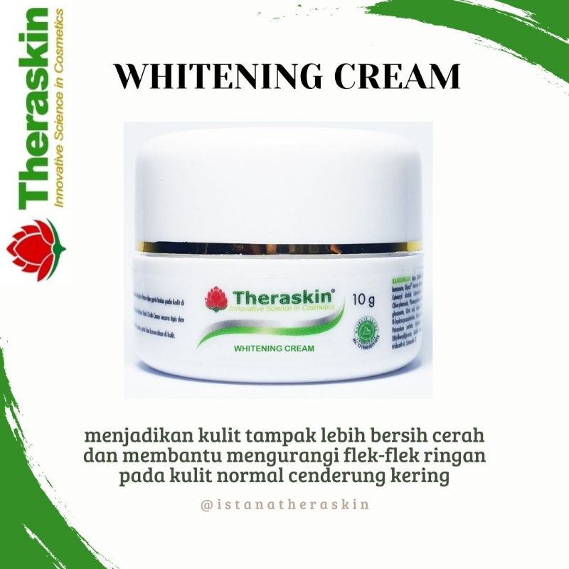Theraskin Whitening Cream (Krim Malam Whitening/Glowing/Flek) Original