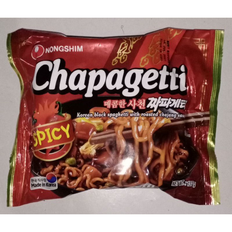 

NEW KOREAN BLACK CHAPAGHETTI SPICY.