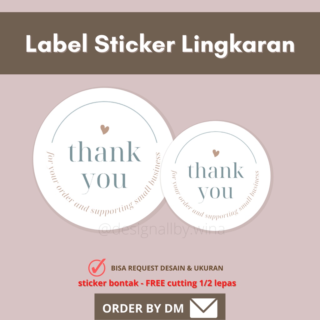 

STICKER LABEL LINGKARAN