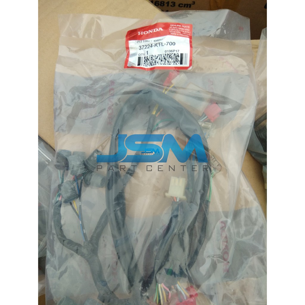 KABEL BODY SUPRA FIT NEW BAGIAN KM DEPAN PAKE CAKRAM 37224-KTL-700