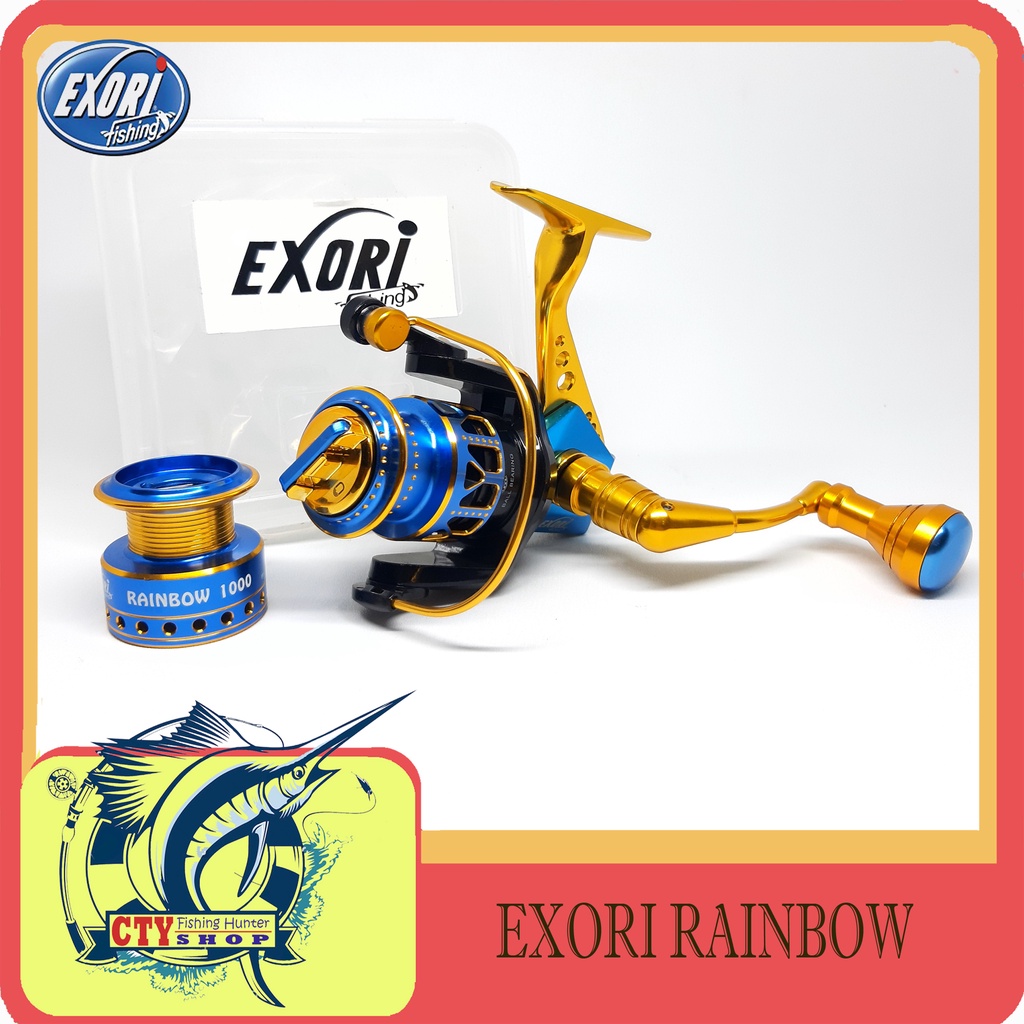 REEL GULUNGAN PANCING EXORI RAINBOW 1000