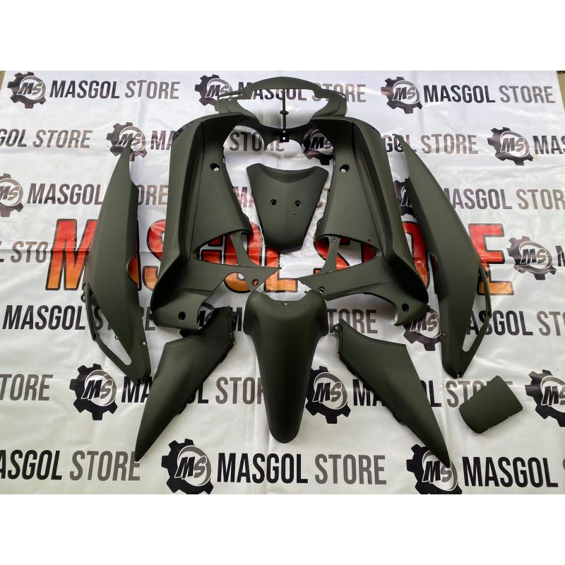 FULL BODI HALUS SUPRA X 125 LAMA / SUPRA X 125 OLD HITAM DOFF