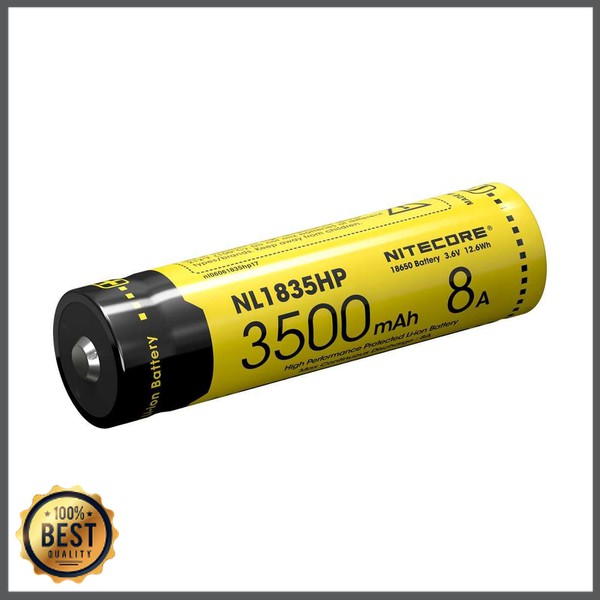 TG-BB029 NITECORE 18650 Baterai Li-ion High Perform 3500mAh 3.6V 8A - NL1835HP