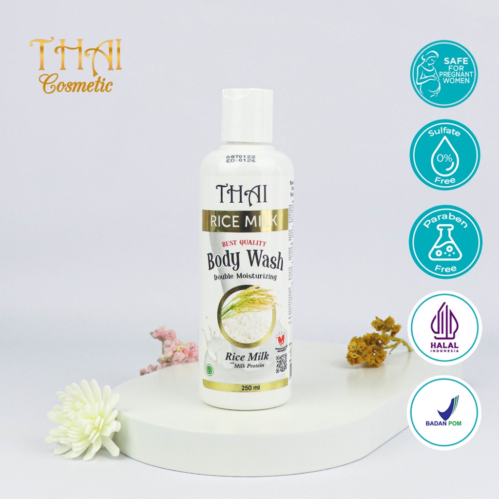 Thai Rice Milk Body Wash 250ml - Sabun Cair