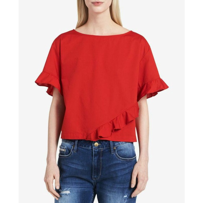 Calvin klein jeans ruffle top