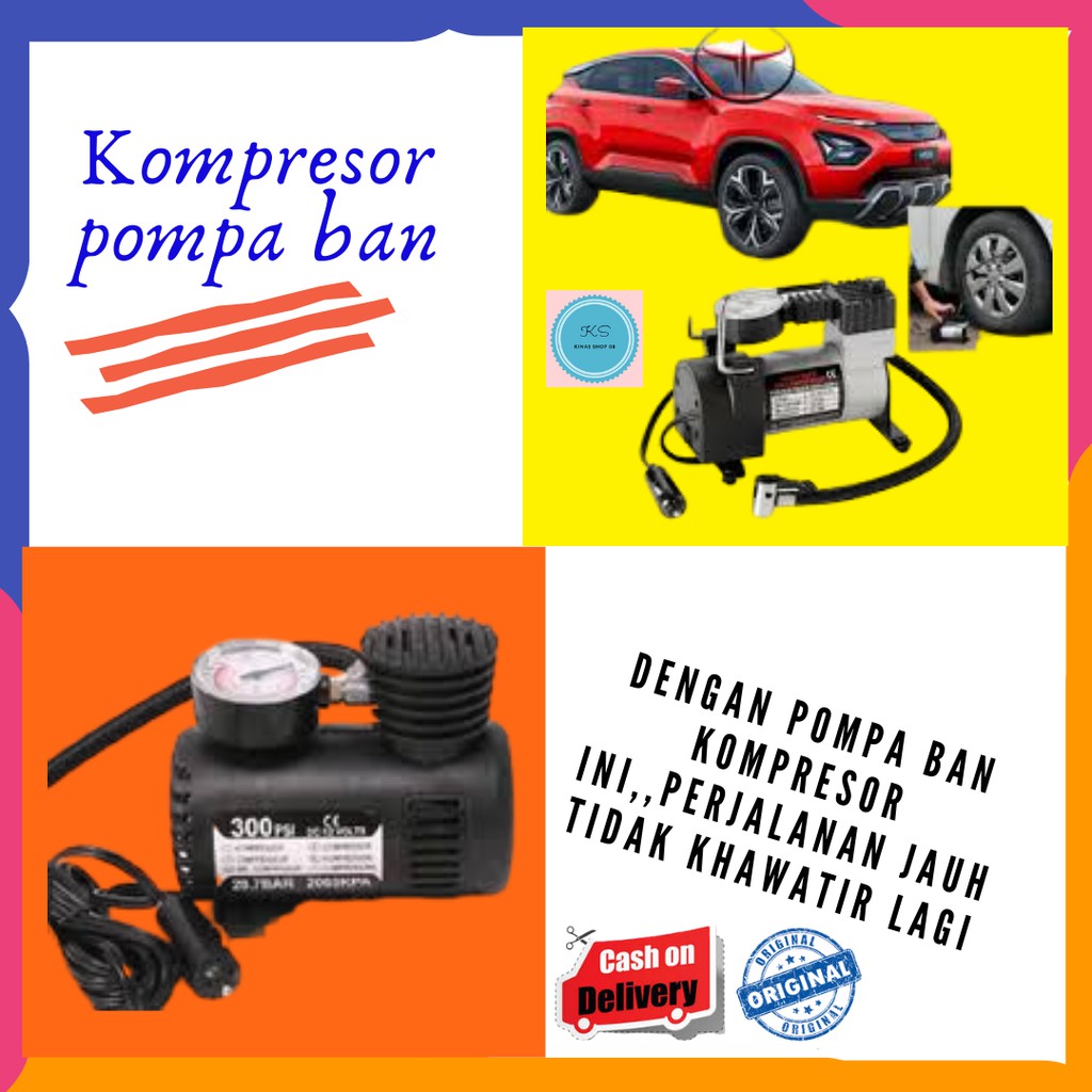 Kompresor angin 300 PSI / Pompa ban angin
