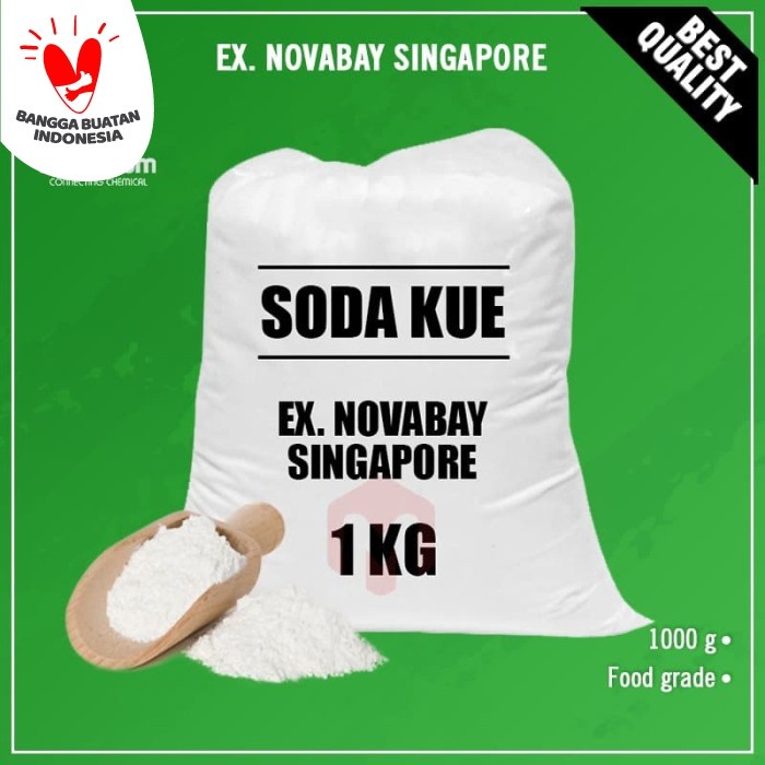 

Produk Eksklusif Baking Soda / Soda Kue / Sodium Bicarbonate (1 kg) Diskon