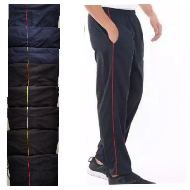 Celana Training Panjang Pria trening cowok kolor murah laki list 1 sport olahraga murah