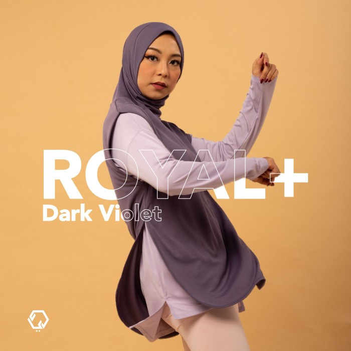 Hijab Olahraga - REYD Royal+ - Dark Violet