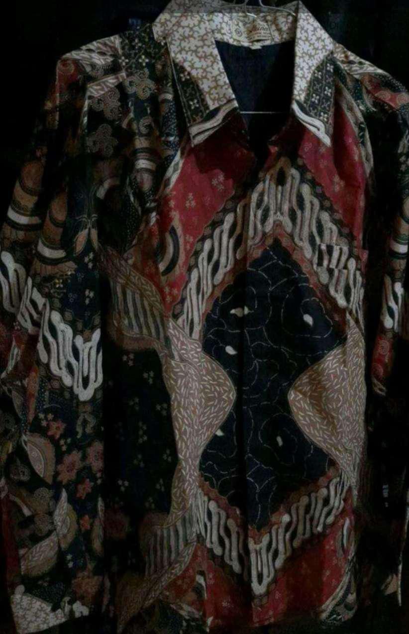 Batik Pria Lengan Panjang Slim Fit Premium Full Furing Original Produksi Batik Aluna Solo Pcw 008