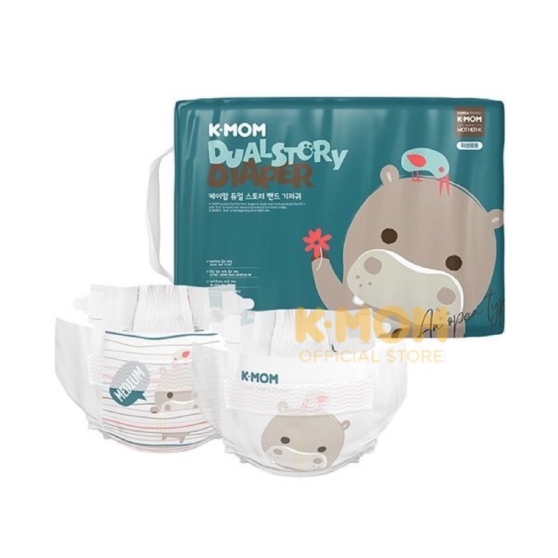 K-Mom Dual Story Diaper Tape ( Popok Bayi KMom S M L )