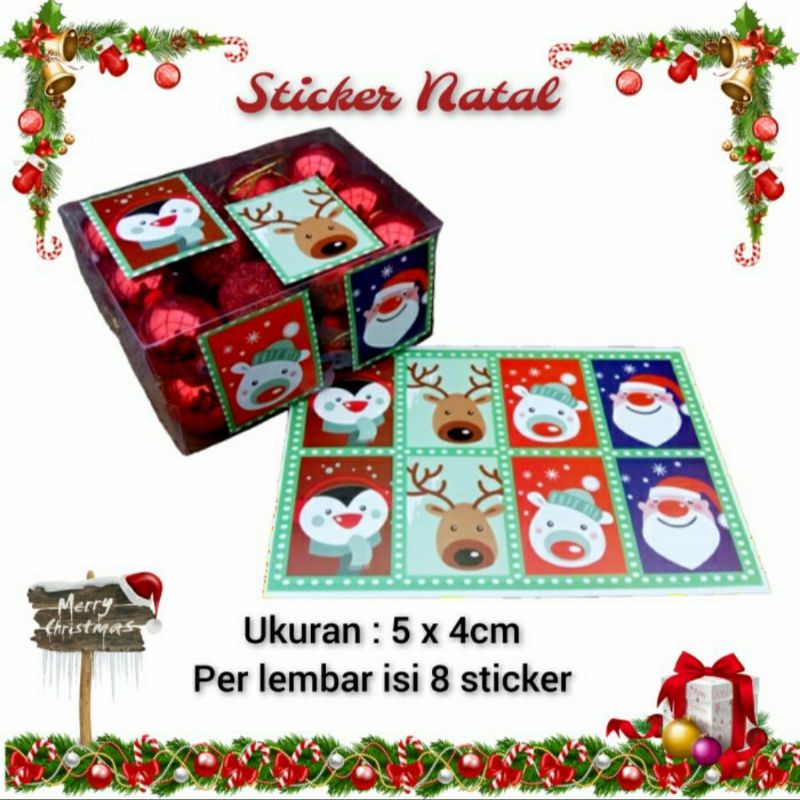

Stiker Toples motif Natal