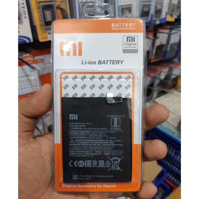 Batre Baterai Hp Xiaomi Redmi 6 Pro - MiA2 Mi A2 Lite BN47 Original Ori 99 Batrei Batrai Battery