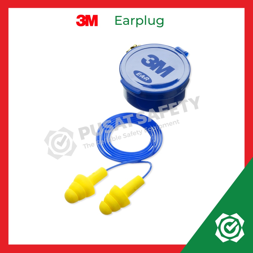 Earplug Penutup Penyumbat Telinga 3M Ultrafit dengan Case