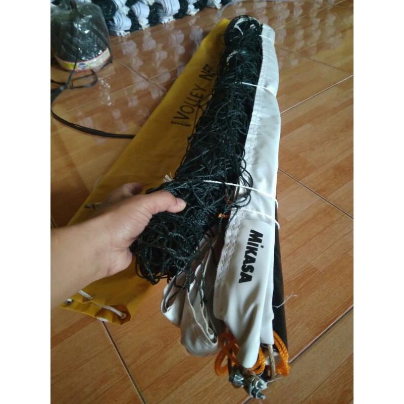 Net voli volly MIKASA SUPER GOLD selink baja grade A